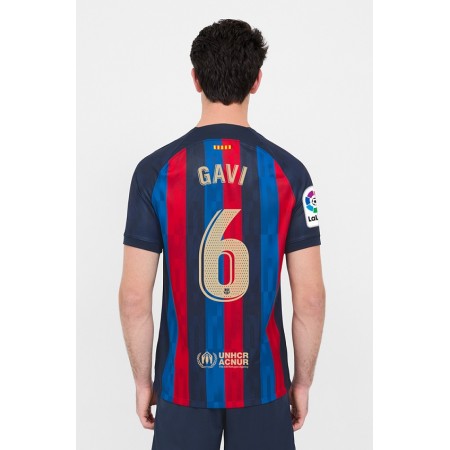 FC Barcelona GAVI 6 Hjemme 2022-23 - Fodboldtrøjer (S/S)